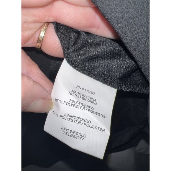 Lily White Semi Sheer Black Lined Blouse Top Women’s Small NWT - Picture 13 of 13